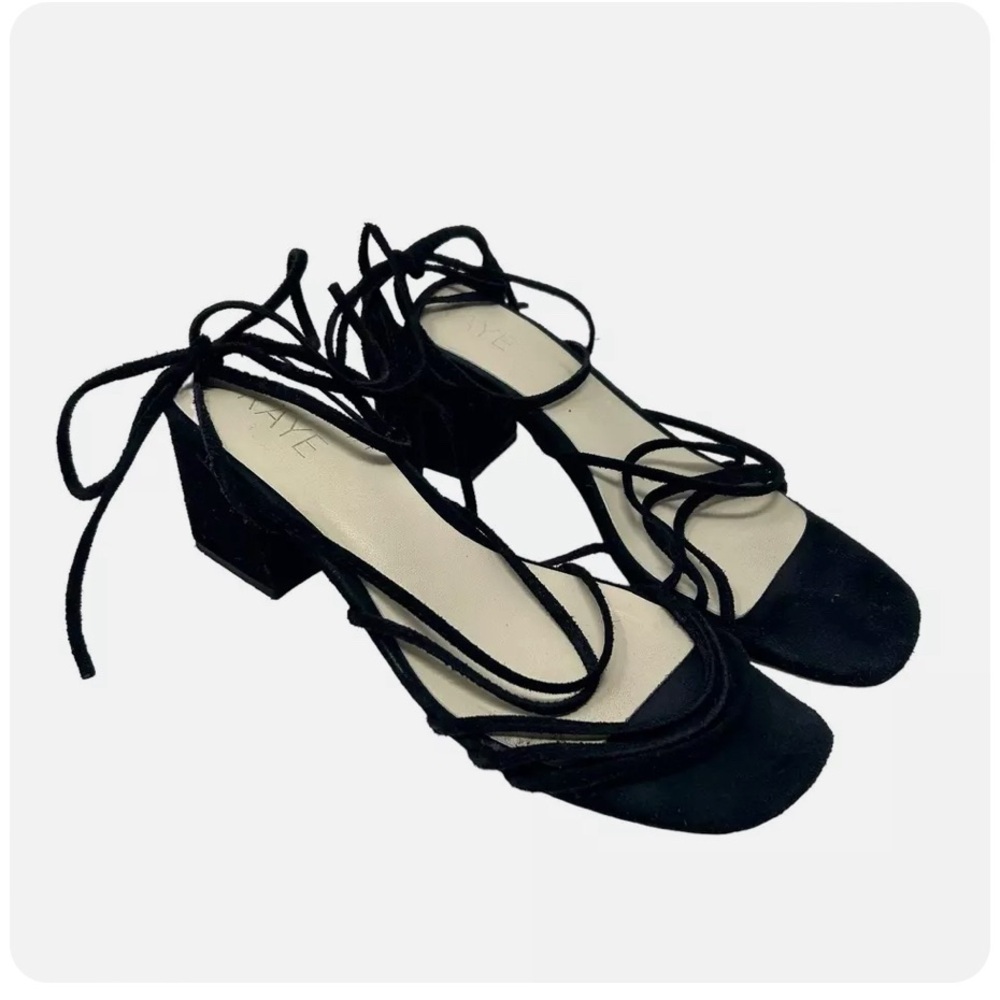 RAYE Sybil Sandal in Black 7.5 EUC